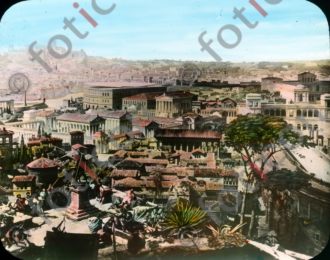 Ansicht von Rom | View of Rome - Foto foticon-simon-107-031.jpg | foticon.de - Bilddatenbank für Motive aus Geschichte und Kultur